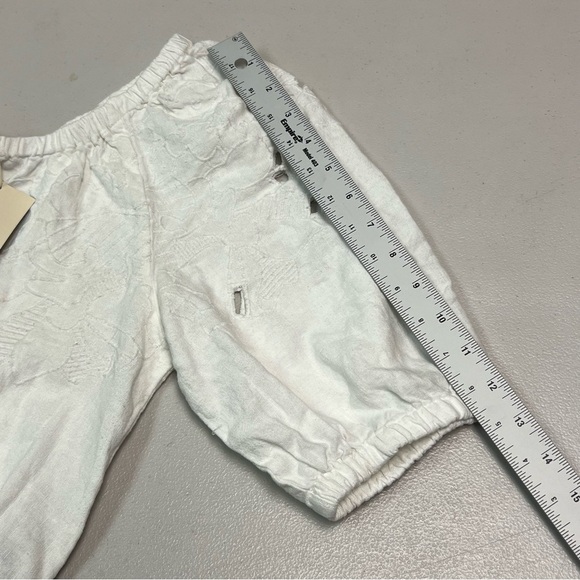 Universal Thread White Embroidered Women's Crop Top Size XS - Picture 11 of 11